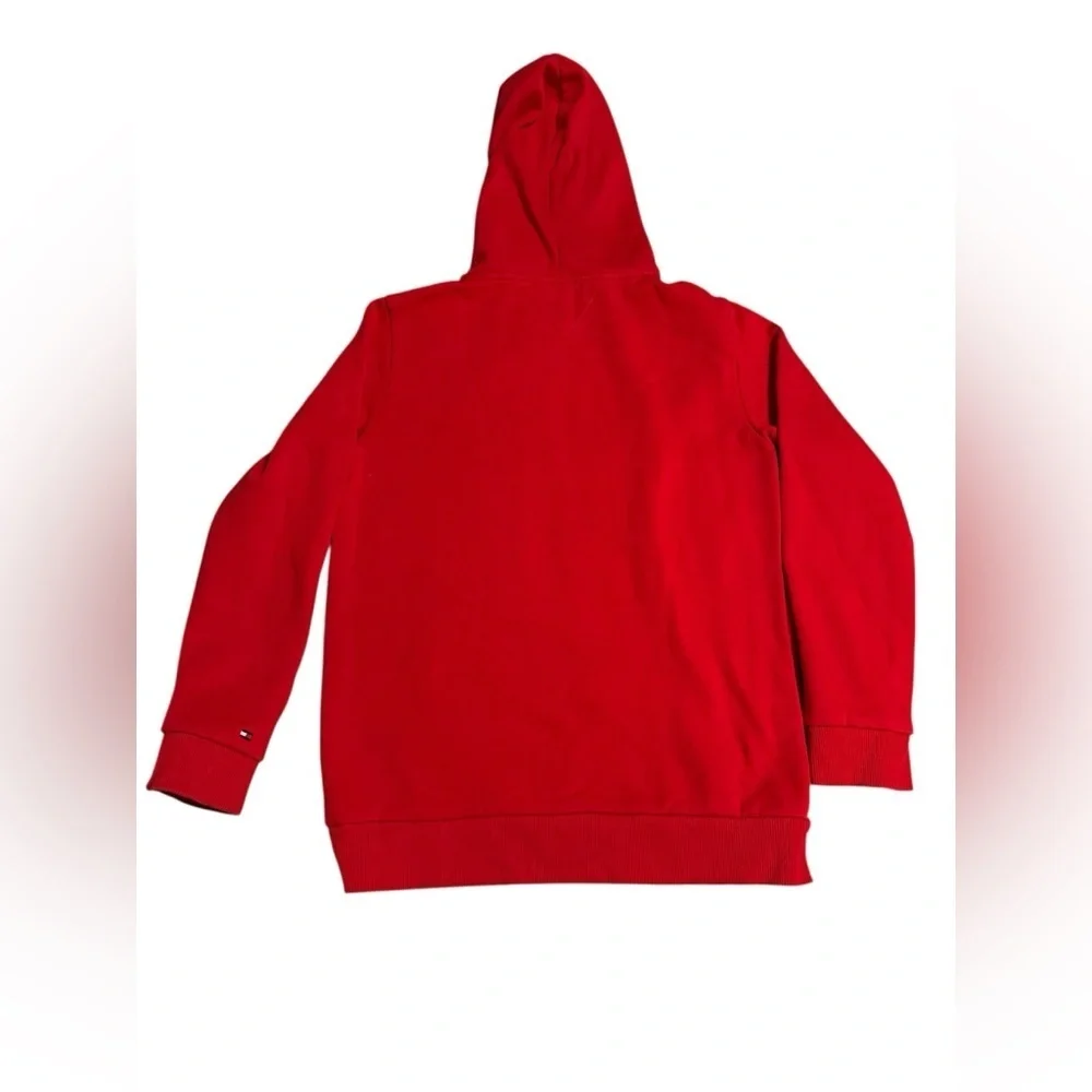 Tommy Hilfiger Varsity Script Logo Hoodie Red